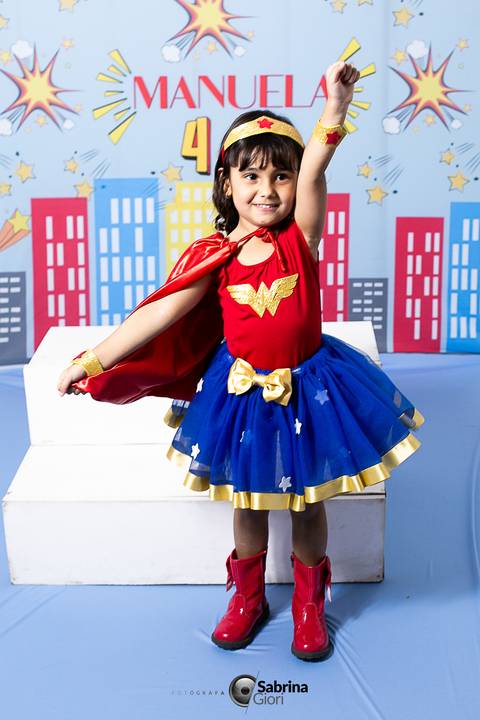 Ensaio em estudio personalizado Manu 4 anos '