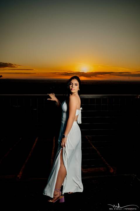 ensaio feminino por do sol'