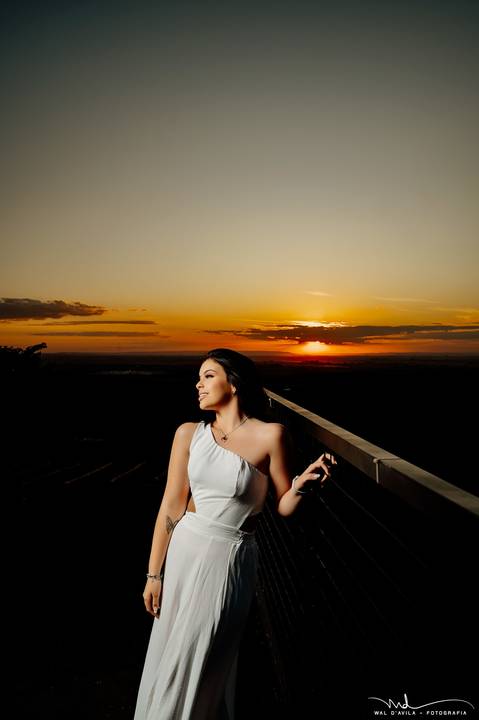 ensaio feminino por do sol'