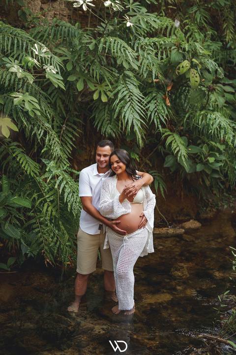 ensaio gestante cachoeira waldavilafotografia'