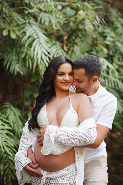 ensaio gestante cachoeira waldavilafotografia'
