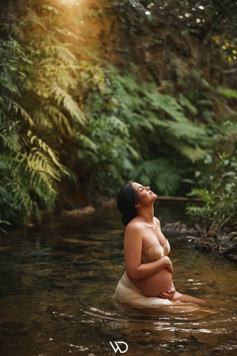 ensaio gestante cachoeira waldavilafotografia'