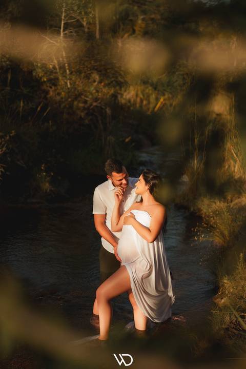 ensaio gestante cachoeira waldavilafotografia'