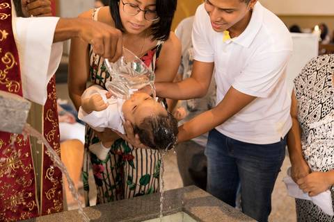 Batizado Igreja São Jose - Céu Azul'