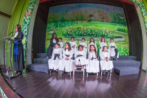 Formatura Infantil Pré-Escolar contagem'