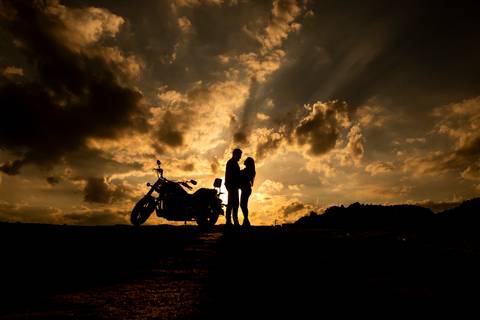 Ensaio com moto em itirapina'