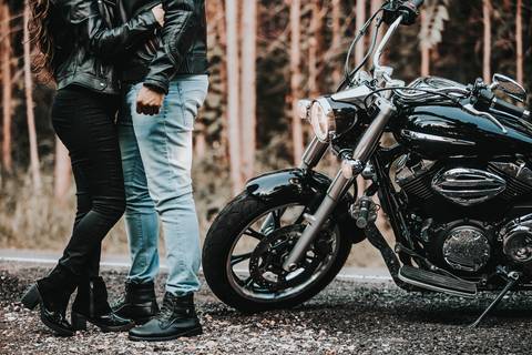 Ensaio com moto em itirapina'