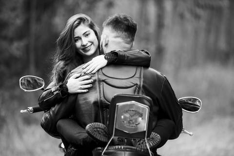 Ensaio com moto em itirapina'