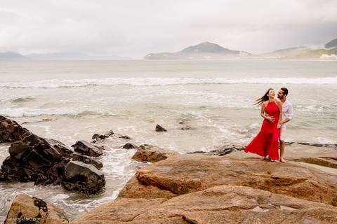 Ensaio Pré Wedding na praia em Ubatuba'