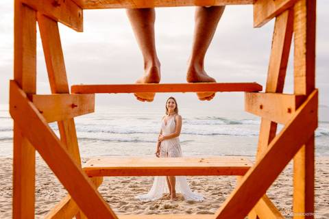 Ensaio Pré Wedding na praia em Ubatuba'