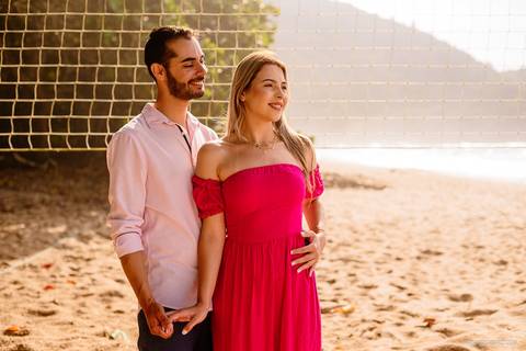 Ensaio Pré Wedding na praia em Ubatuba'