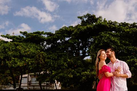 Ensaio Pré Wedding na praia em Ubatuba'