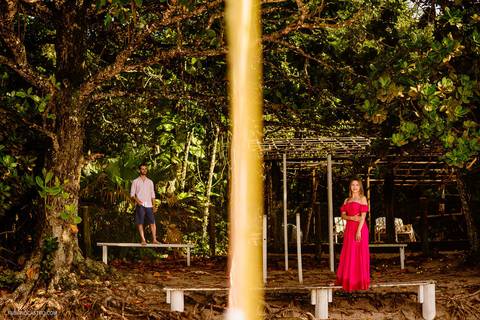 Ensaio Pré Wedding na praia em Ubatuba'