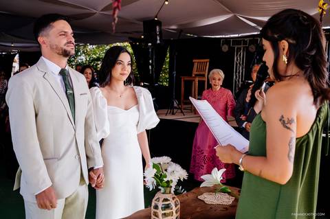 celebração do casamento em fama-mg'