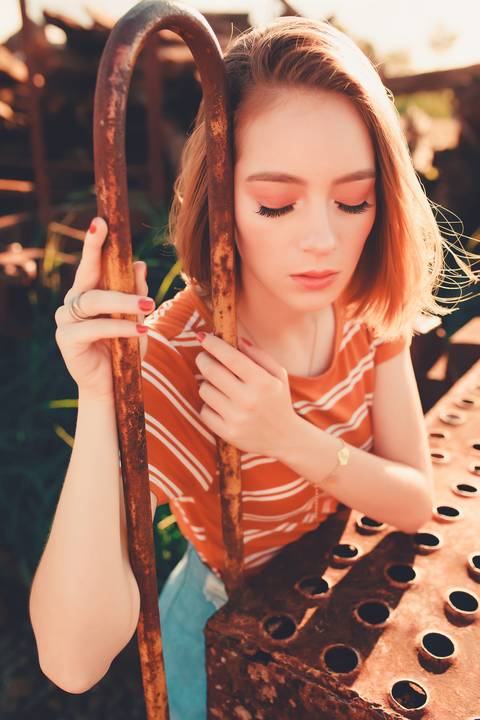 ensaio Vanusa, um ensaio urbano cheio de fortes expressões, um tanto ludico'