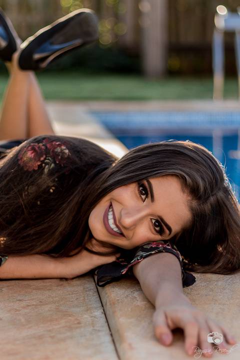 ensaio de 15 anos book menina mulher piscina ensaio externo instagram blogueiras fotografia ensaio fotografico debutante '