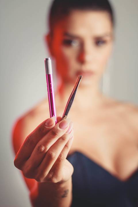 Instrumentos de sobrancelhas '