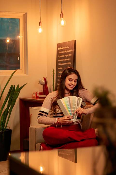 Paleta de cores de interiores '