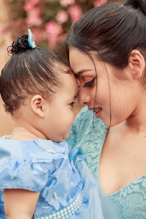 foto mamae e filinha'