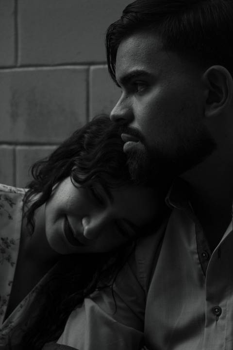 Fotografia documental de casal'