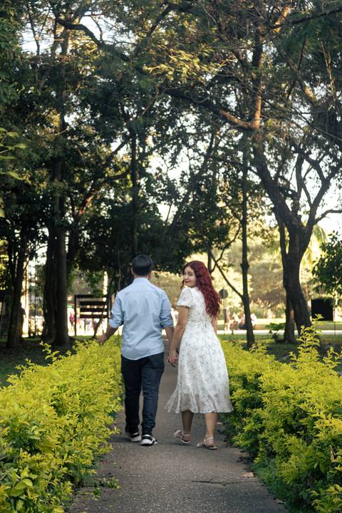 Ensaio de casal ao ar livre SP'