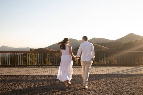 Fotografia de casal no Pico do Itapeva'
