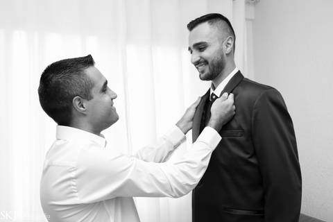 SKJ Fotografia - Making of noivo'