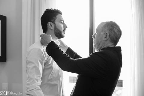 SKJ Fotografia - Making of noivo - Blu Tree Hotel'