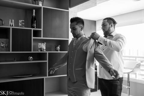 SKJ Fotografia - Casamento - Making of noivo'