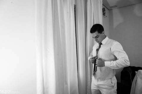 SKJ Fotografia - Making of noiva - Espaço Vdara'