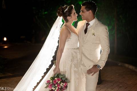 SKJ Fotografia - Making of noiva - Espaço Vdara'