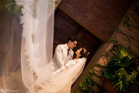 SKJ Fotografia - Making of noiva - Espaço Vdara'