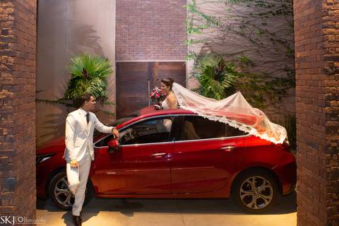 SKJ Fotografia - Making of noiva - Espaço Vdara'