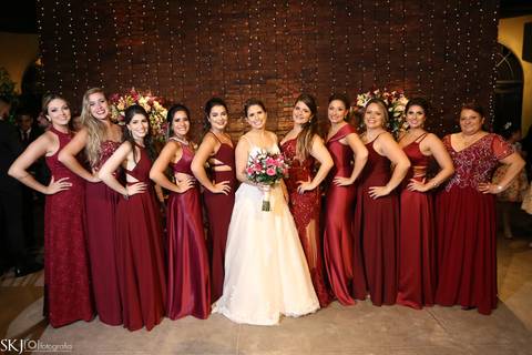 SKJ Fotografia - Making of noiva - Espaço Vdara'