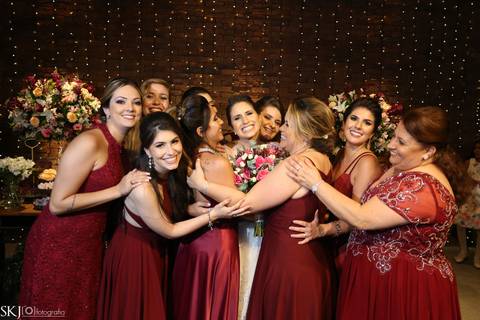 SKJ Fotografia - Making of noiva - Espaço Vdara'