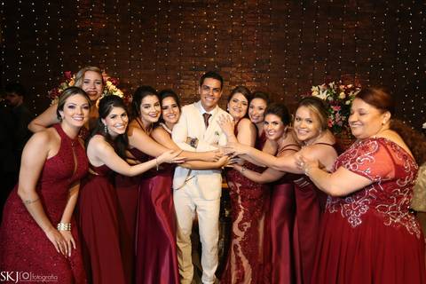 SKJ Fotografia - Making of noiva - Espaço Vdara'