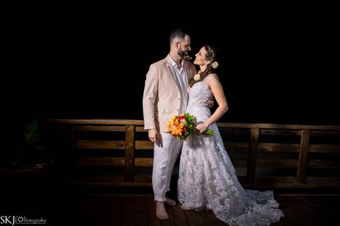 SKJ FOTOGRAFIA - CASAMENTO NA PRAIA DE PERUIBE - SP'