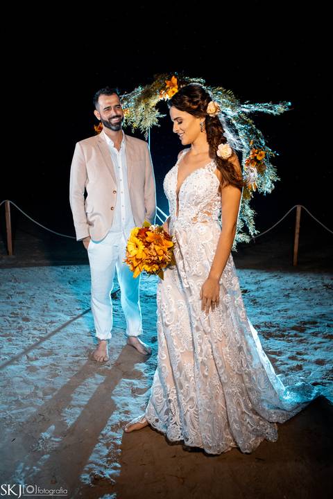 SKJ FOTOGRAFIA - CASAMENTO NA PRAIA DE PERUIBE - SP'