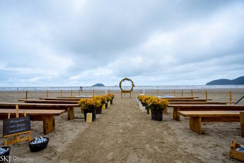 SKJ FOTOGRAFIA - CASAMENTO NA PRAIA DE PERUIBE - SP'