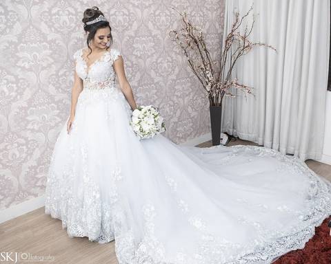 SKJ Fotografia Making of noiva - Espaço Fernando Magalhães'