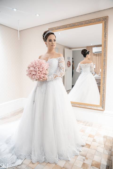 SKJ Fotografia Making of noiva Espaço E Hair Design'