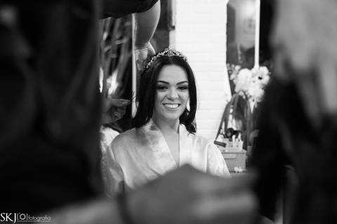 SKJ Fotografia making of noiva Maicon Hair Design'