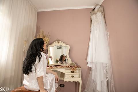 SKJ Fotografia making of noiva Maicon Hair Design'