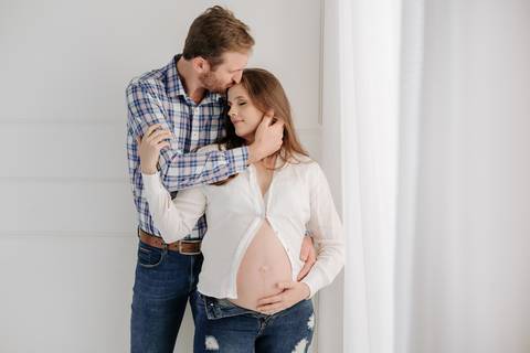 Estúdio de fotografia de gestante, ensaio gestante, ensaio gestante luz natural, fotógrafa gestante, São José do Rio Preto, Ana Rocchi Fotografia'