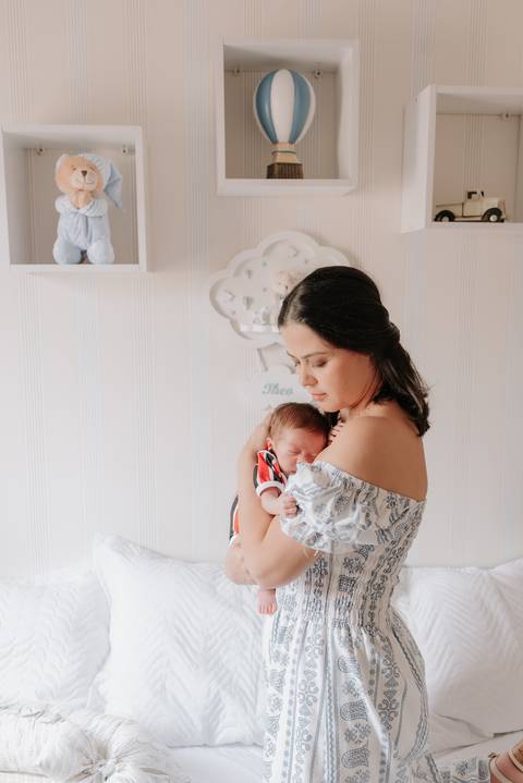 Ensaio newborn natural, ensaio newborn lifestyle, ensaio newborn em casa, ensaio acompanhamento bebês, mamãe e bebê, São José do Rio Preto, Ana Rocchi Fotografia'