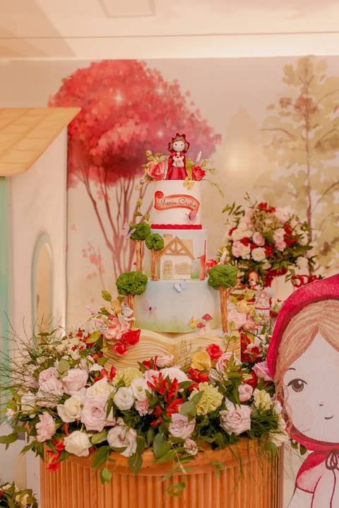 Bolo Chapeuzinho Vermelho '