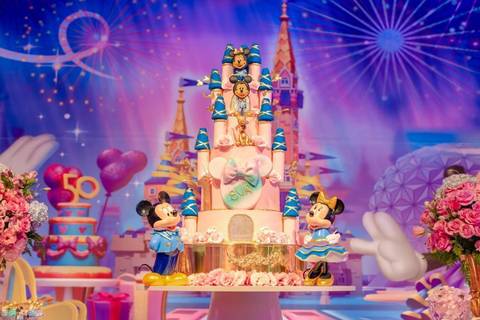 Bolo Disney 50 Anos '