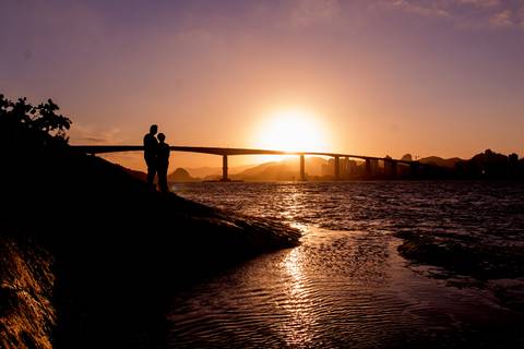 entardecer, fotografia de casal'