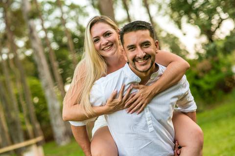 Fotos Ensaio ao ar livre noivos'