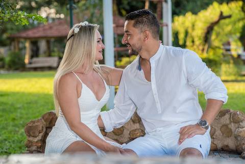 Fotos Ensaio ao ar livre noivos'